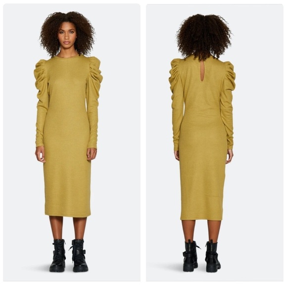 NWT Walter Baker Lela Dress in Moss Size Small - Picture 1 of 11